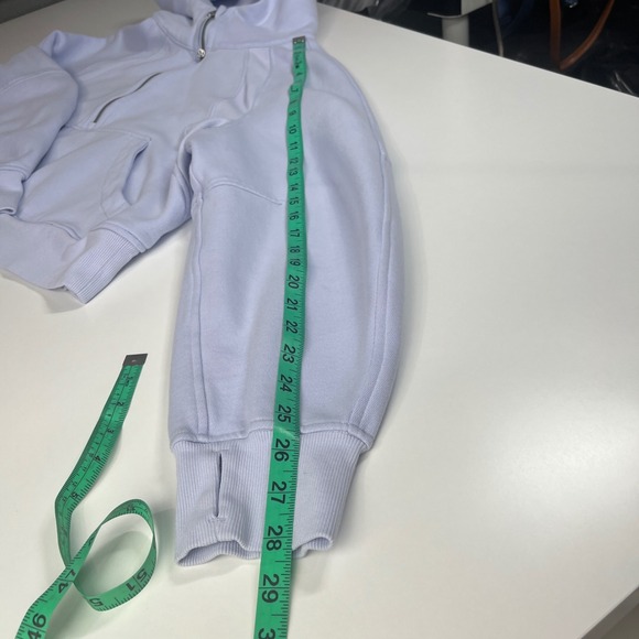 Lululemon Scuba Oversized Half Zip Hoodie Light Cotton Terry Womens M/L W3DM4S - Picture 6 of 10